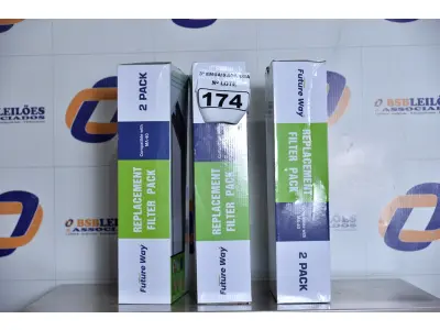 LOTE 174 - 02 CAIXAS COM 02 FILTROS CADA PARA AR-CONDICIONADO COMPATIBLE WITH MA-40. (FILTERS 2 PACKS.) (NO ESTADO)0000021