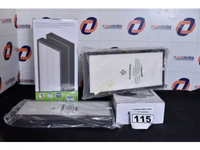 LOTE 115 - 02 CAIXAS COM 02 FILTROS CADA PARA AR-CONDICIONADO COMPATIBLE WITH MA-40. (FILTERS 2 PACKS.) (NO ESTADO)0000021