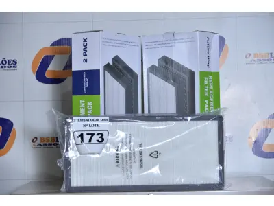 LOTE 173 - 02 CAIXAS COM 02 FILTROS CADA PARA AR-CONDICIONADO COMPATIBLE WITH MA-40. (FILTERS 2 PACKS.) (NO ESTADO)0000021