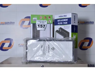 LOTE 157 - 02 CAIXAS COM 02 FILTROS CADA PARA AR-CONDICIONADO COMPATIBLE WITH MA-40. (FILTERS 2 PACKS.) (NO ESTADO)0000021