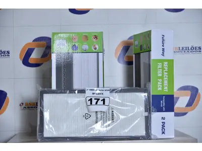 LOTE 171 - 02 CAIXAS COM 02 FILTROS CADA PARA AR-CONDICIONADO COMPATIBLE WITH MA-40. (FILTERS 2 PACKS.) (NO ESTADO)0000021