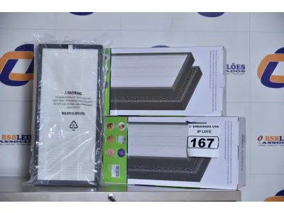 LOTE 167 - 02 CAIXAS COM 02 FILTROS CADA PARA AR-CONDICIONADO COMPATIBLE WITH MA-40. (FILTERS 2 PACKS.) (NO ESTADO)0000021