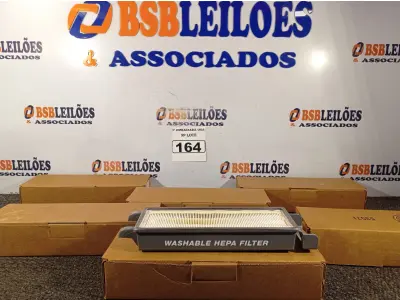 LOTE 164 - 06 CAIXINHAS COM 01 FILTRO CADA WASHABLE HEPA FILTER.  (6 A/C FILTERS 6 PAC. (NO ESTADO)0000022