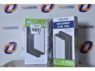 LOTE 157 - 02 CAIXAS COM 02 FILTROS CADA PARA AR-CONDICIONADO COMPATIBLE WITH MA-40. (FILTERS 2 PACKS.) (NO ESTADO)0000021