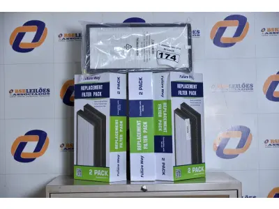 LOTE 174 - 02 CAIXAS COM 02 FILTROS CADA PARA AR-CONDICIONADO COMPATIBLE WITH MA-40. (FILTERS 2 PACKS.) (NO ESTADO)0000021