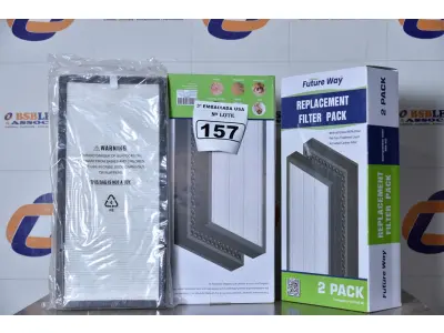 LOTE 157 - 02 CAIXAS COM 02 FILTROS CADA PARA AR-CONDICIONADO COMPATIBLE WITH MA-40. (FILTERS 2 PACKS.) (NO ESTADO)0000021