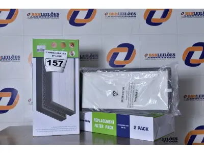 LOTE 157 - 02 CAIXAS COM 02 FILTROS CADA PARA AR-CONDICIONADO COMPATIBLE WITH MA-40. (FILTERS 2 PACKS.) (NO ESTADO)0000021