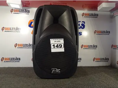 LOTE 149 - 1 CAIXA DE SOM PZPROPASSIVE PROAUDIO PX-12. (NO ESTADO) ATENÇÃO! FAZER A VISITAÇÃO ANTES DE ARREMATAR, NÃO SABEMOS SE FUNCIONA. LEILÃO NÃO TEM GARANTIA E NEM DEVOLUÇÃO, SUJEITO A POSSÍVEIS AVARIAS VISÍVEIS/OCULTAS E/OU AUSÊNCIA DE COMPONENTES.