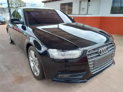 LOTE 457 - 01 AUDI A4 AVANT TURBO TIP./MULTITRONIC, GASOLINA , ANO 2015, COR PRETA (NO ESTADO) (RETIRADA EM GOIÂNIA - GO)
