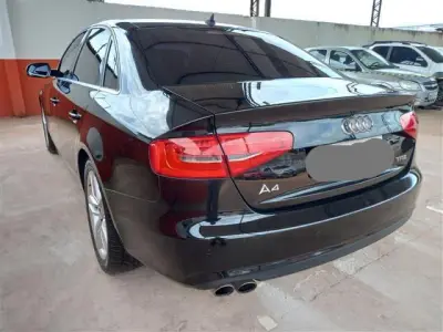 LOTE 457 - 01 AUDI A4 AVANT TURBO TIP./MULTITRONIC, GASOLINA , ANO 2015, COR PRETA (NO ESTADO) (RETIRADA EM GOIÂNIA - GO)