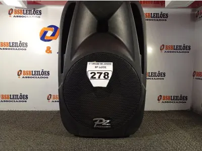 LOTE 278 - 01 CAIXA DE SOM PZPROPASSIVE PROAUDIO PX-12. (NO ESTADO) ATENÇÃO! FAZER A VISITAÇÃO ANTES DE ARREMATAR, NÃO SABEMOS SE FUNCIONA. LEILÃO NÃO TEM GARANTIA E NEM DEVOLUÇÃO, SUJEITO A POSSÍVEIS AVARIAS VISÍVEIS/OCULTAS E/OU AUSÊNCIA DE COMPONENTES.