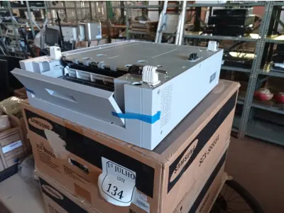 LOTE 134 - 03 GAVETAS ADICIONAL SAMSUNGSCX-S6555A. (NO ESTADO) ATENÇÃO! FAZER A VISITAÇÃO ANTES DE ARREMATAR, NÃO SABEMOS SE FUNCIONA. LEILÃO NÃO TEM GARANTIA E NEM DEVOLUÇÃO, SUJEITO A POSSÍVEIS AVARIAS VISÍVEIS/OCULTAS E/OU AUSÊNCIA DE COMPONENTES.