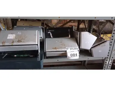 LOTE 084 - 08 SCANNER'S DIVERSAS MARCAS. (NO ESTADO) ATENÇÃO! FAZER A VISITAÇÃO ANTES DE ARREMATAR, NÃO SABEMOS SE FUNCIONA. LEILÃO NÃO TEM GARANTIA E NEM DEVOLUÇÃO, SUJEITO A POSSÍVEIS AVARIAS VISÍVEIS/OCULTAS E/OU AUSÊNCIA DE COMPONENTES.