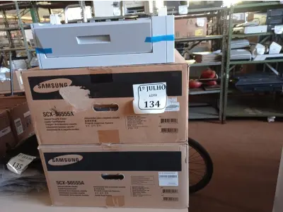 LOTE 134 - 03 GAVETAS ADICIONAL SAMSUNGSCX-S6555A. (NO ESTADO) ATENÇÃO! FAZER A VISITAÇÃO ANTES DE ARREMATAR, NÃO SABEMOS SE FUNCIONA. LEILÃO NÃO TEM GARANTIA E NEM DEVOLUÇÃO, SUJEITO A POSSÍVEIS AVARIAS VISÍVEIS/OCULTAS E/OU AUSÊNCIA DE COMPONENTES.