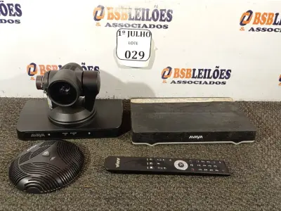 LOTE 029 - 01 EQUIPAMENTO PARA SALA DE VIDEOCONFERÊNCIA COM CONTROLE MARCA SONY AVAYA 12V. (NO ESTADO) ATENÇÃO! FAZER A VISITAÇÃO ANTES DE ARREMATAR, NÃO SABEMOS SE FUNCIONA. LEILÃO NÃO TEM GARANTIA E NEM DEVOLUÇÃO, SUJEITO A POSSÍVEIS AVARIAS VISÍVEIS/OCULTAS E/OU AUSÊNCIA DE COMPONENTES.