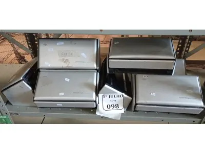LOTE 098 - 08 SCANNER'S DIVERSAS MARCAS. (NO ESTADO) ATENÇÃO! FAZER A VISITAÇÃO ANTES DE ARREMATAR, NÃO SABEMOS SE FUNCIONA. LEILÃO NÃO TEM GARANTIA E NEM DEVOLUÇÃO, SUJEITO A POSSÍVEIS AVARIAS VISÍVEIS/OCULTAS E/OU AUSÊNCIA DE COMPONENTES.