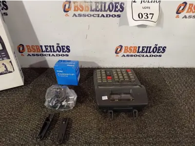 LOTE 037 - 01 CALCULADORA COM IMPRESSORA HR-100TM-BK MARCA CASSIO. (NO ESTADO) ATENÇÃO! FAZER A VISITAÇÃO ANTES DE ARREMATAR, NÃO SABEMOS SE FUNCIONA. LEILÃO NÃO TEM GARANTIA E NEM DEVOLUÇÃO, SUJEITO A POSSÍVEIS AVARIAS VISÍVEIS/OCULTAS E/OU AUSÊNCIA DE COMPONENTES.