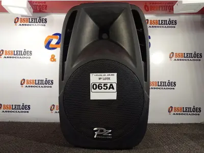 LOTE 065 - 01 CAIXA DE SOM PZPROPASSIVE PROAUDIO PX-12. (NO ESTADO) ATENÇÃO! FAZER A VISITAÇÃO ANTES DE ARREMATAR, NÃO SABEMOS SE FUNCIONA. LEILÃO NÃO TEM GARANTIA E NEM DEVOLUÇÃO, SUJEITO A POSSÍVEIS AVARIAS VISÍVEIS/OCULTAS E/OU AUSÊNCIA DE COMPONENTES.