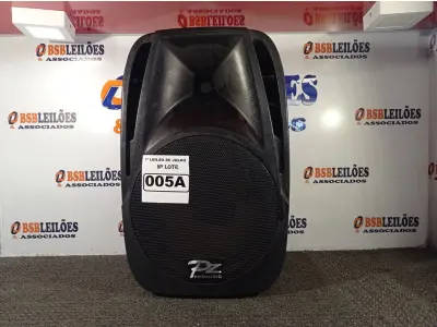 LOTE 005 -  01 CAIXA DE SOM PZPROPASSIVE PROAUDIO PX-12. (NO ESTADO) ATENÇÃO! FAZER A VISITAÇÃO ANTES DE ARREMATAR, NÃO SABEMOS SE FUNCIONA. LEILÃO NÃO TEM GARANTIA E NEM DEVOLUÇÃO, SUJEITO A POSSÍVEIS AVARIAS VISÍVEIS/OCULTAS E/OU AUSÊNCIA DE COMPONENTES.
