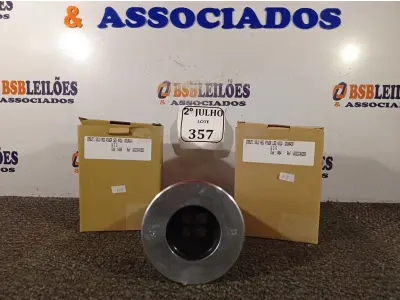 LOTE 357 - 01 PARES DE LED SOLO 4X2WPARA EMBUTIR (NO ESTADO) ATENÇÃO! FAZER A VISITAÇÃO ANTES DE ARREMATAR, NÃO SABEMOS SE FUNCIONA. LEILÃO NÃO TEM GARANTIA E NEM DEVOLUÇÃO, SUJEITO A POSSÍVEIS AVARIAS VISÍVEIS/OCULTAS E/OU AUSÊNCIA DE COMPONENTES.