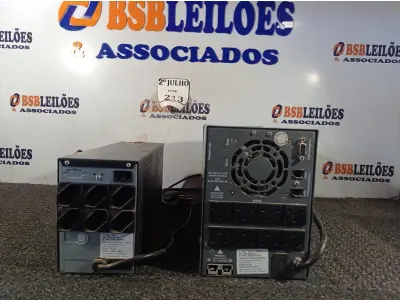 LOTE 213 - 02 NOBREAKS (NO ESTADO) ATENÇÃO! FAZER A VISITAÇÃO ANTES DE ARREMATAR, NÃO SABEMOS SE FUNCIONA. LEILÃO NÃO TEM GARANTIA E NEM DEVOLUÇÃO, SUJEITO A POSSÍVEIS AVARIAS VISÍVEIS/OCULTAS E/OU AUSÊNCIA DE COMPONENTES.