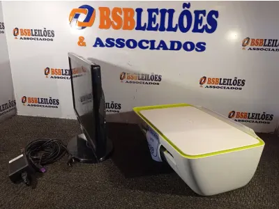 LOTE 298 - 01 IMPRESSORA HP DESCKJET 2136 COM FONTE E 01 MONITOR LG 19” (NO ESTADO) ATENÇÃO! FAZER A VISITAÇÃO ANTES DE ARREMATAR, NÃO SABEMOS SE FUNCIONA. LEILÃO NÃO TEM GARANTIA E NEM DEVOLUÇÃO, SUJEITO A POSSÍVEIS AVARIAS VISÍVEIS/OCULTAS E/OU AUSÊNCIA DE COMPONENTES.
