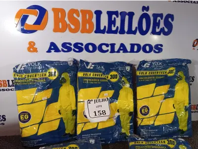 LOTE 158 - 05 MACACÕES DE SEGURANÇA VOLH GOVERTECH 300 TAMANHO EG. (NO ESTADO) ATENÇÃO! FAZER A VISITAÇÃO ANTES DE ARREMATAR, NÃO SABEMOS SE FUNCIONA. LEILÃO NÃO TEM GARANTIA E NEM DEVOLUÇÃO, SUJEITO A POSSÍVEIS AVARIAS VISÍVEIS/OCULTAS E/OU AUSÊNCIA DE COMPONENTES.