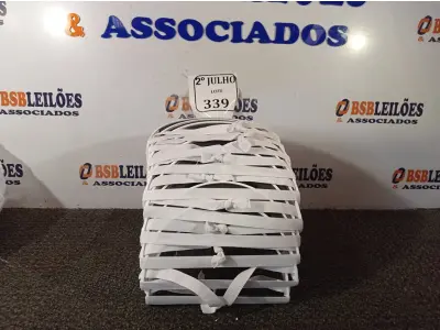 LOTE 339 - 10 MÁSCARAS DE PROTEÇÃO (NO ESTADO) ATENÇÃO! FAZER A VISITAÇÃO ANTES DE ARREMATAR, NÃO SABEMOS SE FUNCIONA. LEILÃO NÃO TEM GARANTIA E NEM DEVOLUÇÃO, SUJEITO A POSSÍVEIS AVARIAS VISÍVEIS/OCULTAS E/OU AUSÊNCIA DE COMPONENTES.