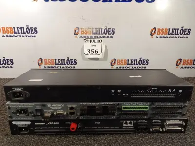 LOTE 356 - 03 EQUIPAMENTOS DE CONTROLE DE ÁUDIO (NO ESTADO) ATENÇÃO! FAZER A VISITAÇÃO ANTES DE ARREMATAR, NÃO SABEMOS SE FUNCIONA. LEILÃO NÃO TEM GARANTIA E NEM DEVOLUÇÃO, SUJEITO A POSSÍVEIS AVARIAS VISÍVEIS/OCULTAS E/OU AUSÊNCIA DE COMPONENTES.