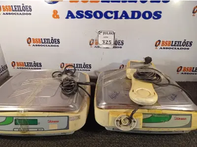 LOTE 325 - 02 BALANÇAS DIGITAIS URANO (NO ESTADO) ATENÇÃO! FAZER A VISITAÇÃO ANTES DE ARREMATAR, NÃO SABEMOS SE FUNCIONA. LEILÃO NÃO TEM GARANTIA E NEM DEVOLUÇÃO, SUJEITO A POSSÍVEIS AVARIAS VISÍVEIS/OCULTAS E/OU AUSÊNCIA DE COMPONENTES.