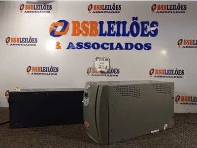 LOTE 213 - 02 NOBREAKS (NO ESTADO) ATENÇÃO! FAZER A VISITAÇÃO ANTES DE ARREMATAR, NÃO SABEMOS SE FUNCIONA. LEILÃO NÃO TEM GARANTIA E NEM DEVOLUÇÃO, SUJEITO A POSSÍVEIS AVARIAS VISÍVEIS/OCULTAS E/OU AUSÊNCIA DE COMPONENTES.