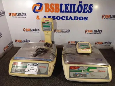 LOTE 307 - 02 BALANÇAS DIGITAIS URANO (NO ESTADO) ATENÇÃO! FAZER A VISITAÇÃO ANTES DE ARREMATAR, NÃO SABEMOS SE FUNCIONA. LEILÃO NÃO TEM GARANTIA E NEM DEVOLUÇÃO, SUJEITO A POSSÍVEIS AVARIAS VISÍVEIS/OCULTAS E/OU AUSÊNCIA DE COMPONENTES.