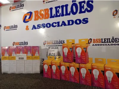 LOTE 021 - 20 LÂMPADAS BULBO LED A60 9W BIVOLT 3000K – ELGIN NOVO. (NO ESTADO)