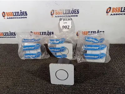 LOTE 002 - 04 CAIXAS PASSAGEM TAMPA INOX REG ALTURA SEM PARAF SUMMERS NOVO.(NO ESTADO)