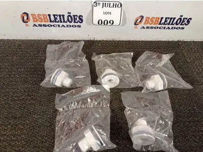 LOTE 009 - 05 CONJUNTOS NICHO PARA REFLETOR FIBRA 1/2 ROSCA SUMMERS NOVO.(NO ESTADO)