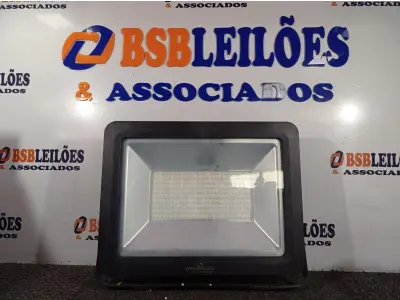 LOTE 044 - 01 REFLETORE DECORLED SUPERLED 220V 200W LUZ BRANCA - DECORLUX NOVO. (NO ESTADO)