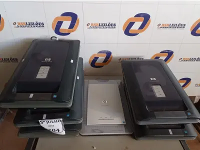 LOTE 204 - 06 SCANNERS MARCA HP. (NO ESTADO) ATENÇÃO! FAZER A VISITAÇÃO ANTES DE ARREMATAR, NÃO SABEMOS SE FUNCIONA. LEILÃO NÃO TEM GARANTIA E NEM DEVOLUÇÃO, SUJEITO A POSSÍVEIS AVARIAS VISÍVEIS/OCULTAS E/OU AUSÊNCIA DE COMPONENTES.