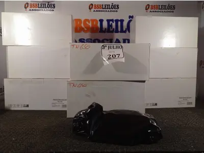 LOTE 207 - 09 TONNERS PRETO TN 550/580/620/650. (NO ESTADO) ATENÇÃO! FAZER A VISITAÇÃO ANTES DE ARREMATAR, NÃO SABEMOS SE FUNCIONA. LEILÃO NÃO TEM GARANTIA E NEM DEVOLUÇÃO, SUJEITO A POSSÍVEIS AVARIAS VISÍVEIS/OCULTAS E/OU AUSÊNCIA DE COMPONENTES.