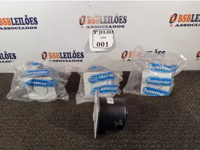 LOTE 001 - 04 CAIXAS PASSAGEM TAMPA INOX REG ALTURA SEM PARAF -SUMMERS NOVO.(NO ESTADO)