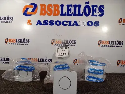 LOTE 001 - 04 CAIXAS PASSAGEM TAMPA INOX REG ALTURA SEM PARAF -SUMMERS NOVO.(NO ESTADO)