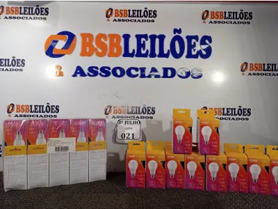 LOTE 021 - 20 LÂMPADAS BULBO LED A60 9W BIVOLT 3000K – ELGIN NOVO. (NO ESTADO)