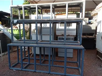 LOTE 174 - 03 CAMINHAS DE NATAÇÃO INFANTIL REFORÇADA. (NO ESTADO) ATENÇÃO! FAZER A VISITAÇÃO ANTES DE ARREMATAR, NÃO SABEMOS SE FUNCIONA. LEILÃO NÃO TEM GARANTIA E NEM DEVOLUÇÃO, SUJEITO A POSSÍVEIS AVARIAS VISÍVEIS/OCULTAS E/OU AUSÊNCIA DE COMPONENTES.