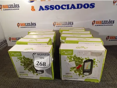 LOTE 268 - 10 POCKET PC GPS P550B. (NO ESTADO) ATENÇÃO! FAZER A VISITAÇÃO ANTES DE ARREMATAR, NÃO SABEMOS SE FUNCIONA. LEILÃO NÃO TEM GARANTIA E NEM DEVOLUÇÃO, SUJEITO A POSSÍVEIS AVARIAS VISÍVEIS/OCULTAS E/OU AUSÊNCIA DE COMPONENTES.