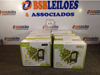LOTE 115 - 10 POCKET PC GPS P550B. (NO ESTADO) ATENÇÃO! FAZER A VISITAÇÃO ANTES DE ARREMATAR, NÃO SABEMOS SE FUNCIONA. LEILÃO NÃO TEM GARANTIA E NEM DEVOLUÇÃO, SUJEITO A POSSÍVEIS AVARIAS VISÍVEIS/OCULTAS E/OU AUSÊNCIA DE COMPONENTES.