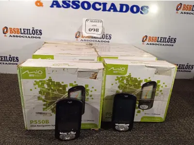 LOTE 098 - 10 POCKET PC GPS P550B. (NO ESTADO) ATENÇÃO! FAZER A VISITAÇÃO ANTES DE ARREMATAR, NÃO SABEMOS SE FUNCIONA. LEILÃO NÃO TEM GARANTIA E NEM DEVOLUÇÃO, SUJEITO A POSSÍVEIS AVARIAS VISÍVEIS/OCULTAS E/OU AUSÊNCIA DE COMPONENTES.