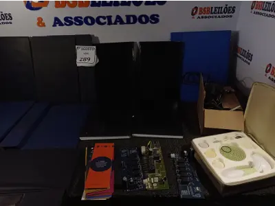 LOTE 289 - 01 LOTE COM ITENS PARA ESCRITÓRIO E 01 MASSAGEADOR. (NO ESTADO) ATENÇÃO! FAZER A VISITAÇÃO ANTES DE ARREMATAR, NÃO SABEMOS SE FUNCIONA. LEILÃO NÃO TEM GARANTIA E NEM DEVOLUÇÃO, SUJEITO A POSSÍVEIS AVARIAS VISÍVEIS/OCULTAS E/OU AUSÊNCIA DE COMPONENTES.