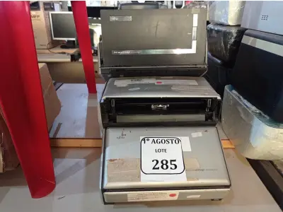 LOTE 285 - 09 SCANERS MARCAS E MODELOS DIVERSOS. (NO ESTADO) ATENÇÃO! FAZER A VISITAÇÃO ANTES DE ARREMATAR, NÃO SABEMOS SE FUNCIONA. LEILÃO NÃO TEM GARANTIA E NEM DEVOLUÇÃO, SUJEITO A POSSÍVEIS AVARIAS VISÍVEIS/OCULTAS E/OU AUSÊNCIA DE COMPONENTES.