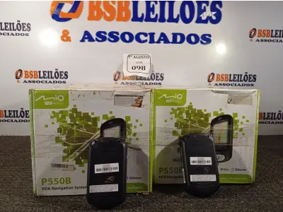LOTE 098 - 10 POCKET PC GPS P550B. (NO ESTADO) ATENÇÃO! FAZER A VISITAÇÃO ANTES DE ARREMATAR, NÃO SABEMOS SE FUNCIONA. LEILÃO NÃO TEM GARANTIA E NEM DEVOLUÇÃO, SUJEITO A POSSÍVEIS AVARIAS VISÍVEIS/OCULTAS E/OU AUSÊNCIA DE COMPONENTES.