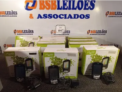 LOTE 047 - 10 POCKET PC GPS P550B. (NO ESTADO) ATENÇÃO! FAZER A VISITAÇÃO ANTES DE ARREMATAR, NÃO SABEMOS SE FUNCIONA. LEILÃO NÃO TEM GARANTIA E NEM DEVOLUÇÃO, SUJEITO A POSSÍVEIS AVARIAS VISÍVEIS/OCULTAS E/OU AUSÊNCIA DE COMPONENTES.