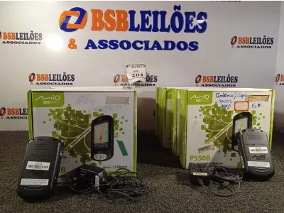 LOTE 204 - 10 POCKET PC GPS P550B. (NO ESTADO) ATENÇÃO! FAZER A VISITAÇÃO ANTES DE ARREMATAR, NÃO SABEMOS SE FUNCIONA. LEILÃO NÃO TEM GARANTIA E NEM DEVOLUÇÃO, SUJEITO A POSSÍVEIS AVARIAS VISÍVEIS/OCULTAS E/OU AUSÊNCIA DE COMPONENTES.